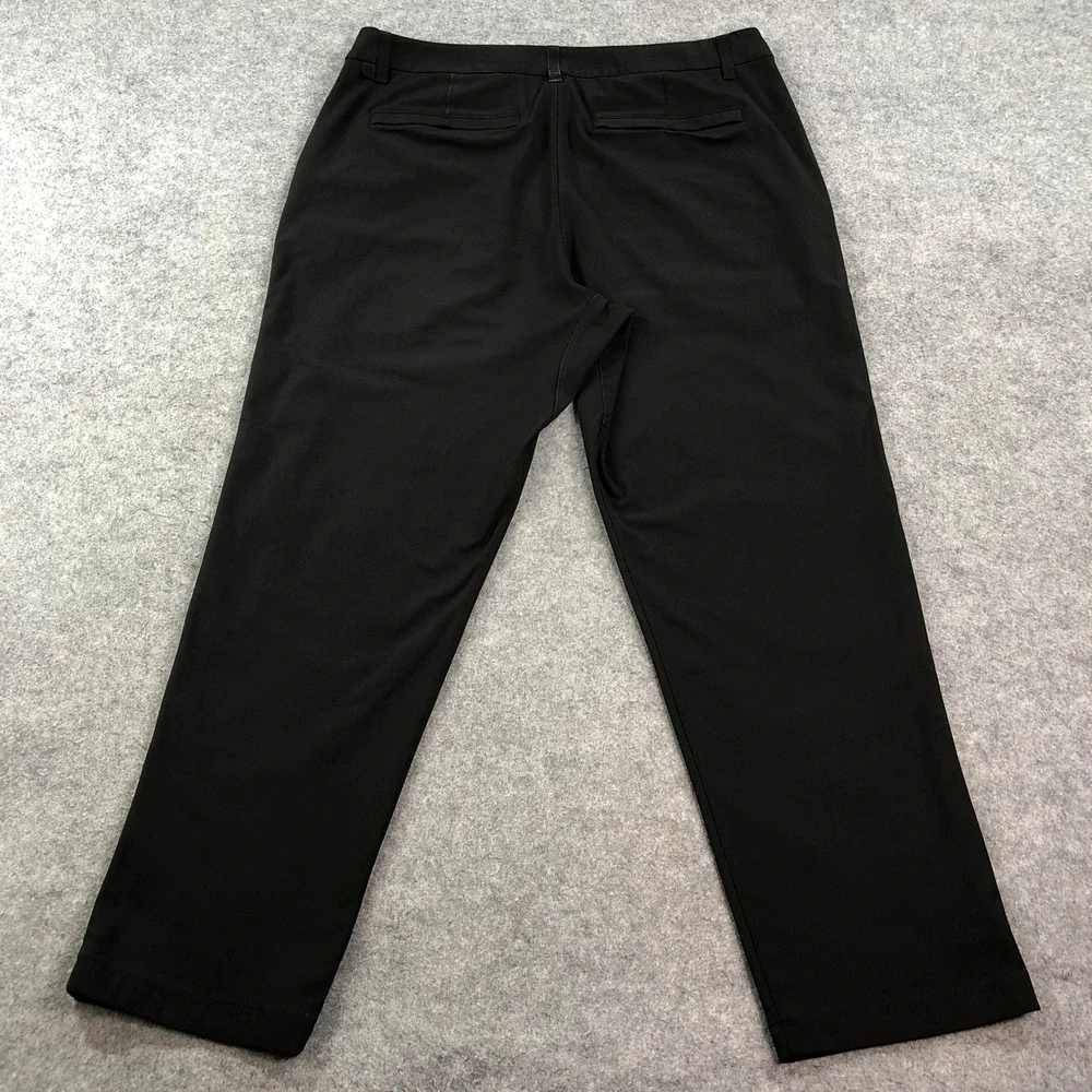 Lululemon Mens Commission Pant 36 Slim Fit Warpstreme Black Style LM5AXVS